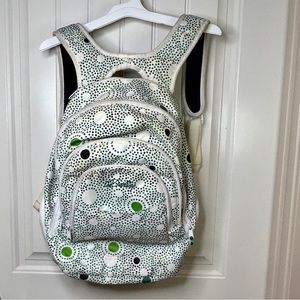 Dakine Women’s White Dot Print Padded Backpack